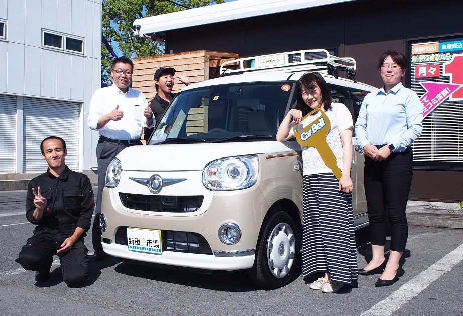 ムーヴキャンバスご購入ありがとうございました O 軽ショップm カーオーダーm